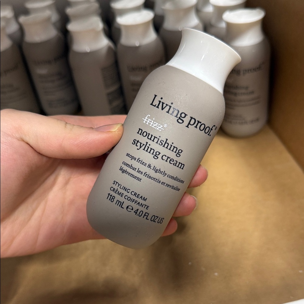 BRAND NEW Living Proof Nourishing Styling Cream - Gray and White